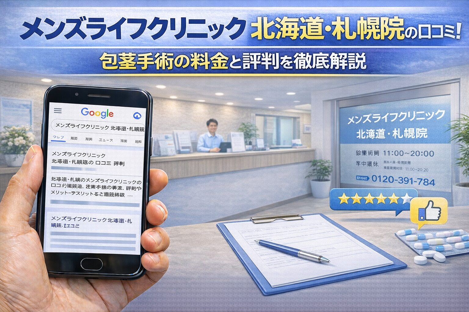 メンズライフクリニック 北海道・札幌院の口コミの真実！包茎手術の料金と評判を徹底解説