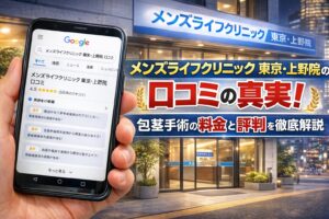 メンズライフクリニック 東京・上野院の口コミの真実！包茎手術の料金と評判を徹底解説